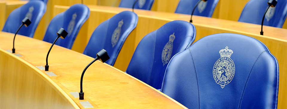 Stoelen in de tweede kamer