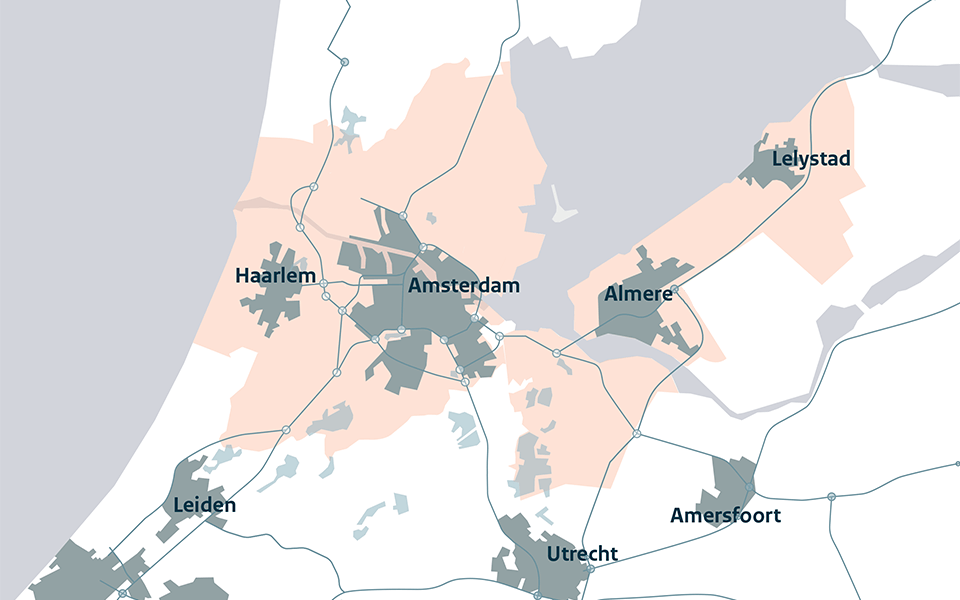 Kaart van Amsterdam